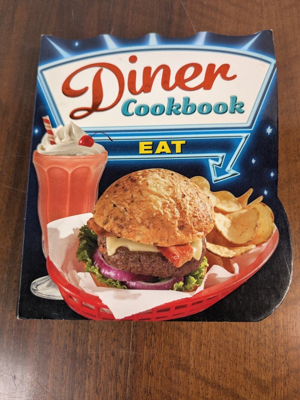 Diner Cookbook Retro Americana Comfort Food Recipes 2010 Shaped Board Book